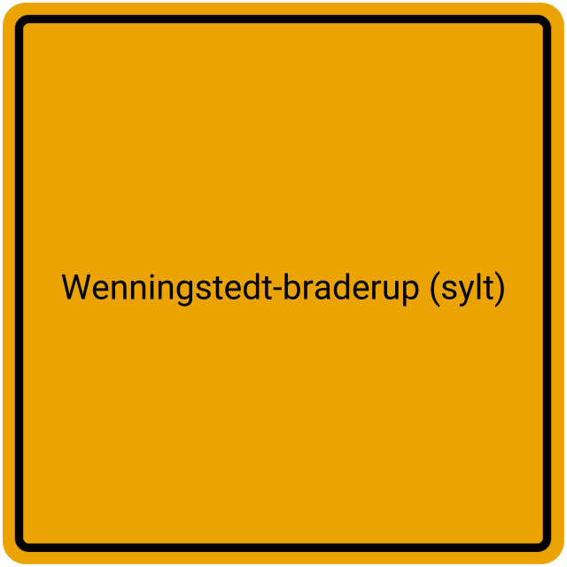 Meldebestätigung Wenningstedt-Braderup (Sylt)